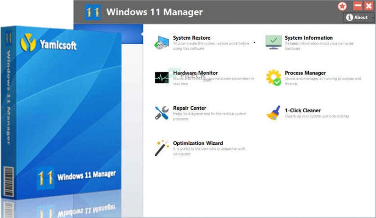 Yamicsoft Windows 11 Manager İndir – Full v2.0.4 PC Hız